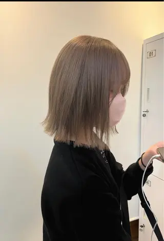 ミディアム カラー AMNESIA三軒茶屋所属・おがわ ともひさのヘアスタイル