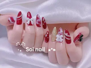 ネイル パラジェル＆フィルイン取り扱いサロンSol Nail所属・Sol Nail ミネのネイルデザイン