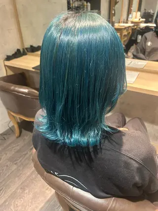 ミディアム カラー パーソナルカラー 診断🍀マリンのヘアスタイル