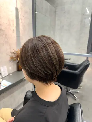 ショート カラー Misora/ボブ/ レイヤー/艶カラーのヘアスタイル