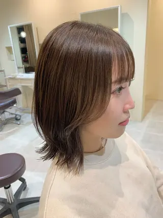 ミディアム SALOWIN名古屋栄店所属・Yuuki🌷名古屋 栄 カラー/ボブのヘアスタイル