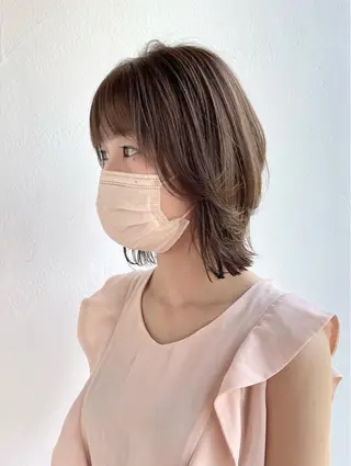 ミディアム Strawberry所属・原田 志保のヘアスタイル