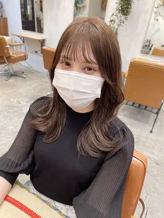 ロング カラー ヘアアレンジ DX SHARE SALON 原宿店所属・レイヤーカット/ 田中 しょうのヘアスタイル