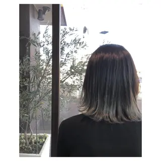 ミディアム カラー パーマ ヘアアレンジ メンズ EARTH長岡店🩵 石原莉穂のヘアスタイル