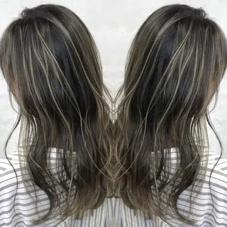 ロング カラー LUSTRE クロサワのヘアスタイル