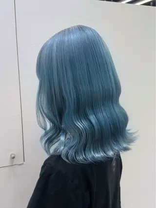 ロング カラー ハイトーンカラー🐬 えりかのヘアスタイル