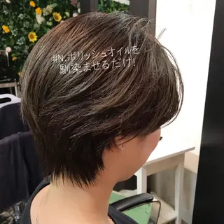 ショート カラー 美髪❣️縮毛矯正/ 髪質改善✨/山本のヘアスタイル