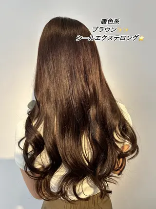 ロング カラー 下妻 カラーエクステ難波のヘアスタイル