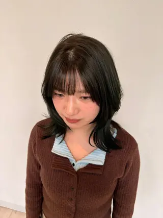 カラー miyu/天神/ ブリーチなし透明感のヘアスタイル