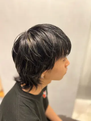 ショート メンズ シミズ リホのヘアスタイル