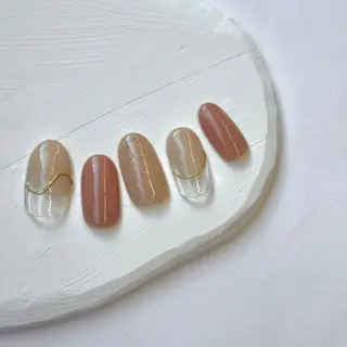 ネイル ⭐︎休業中の練習⭐︎ JNA認定講師髙橋のネイルデザイン