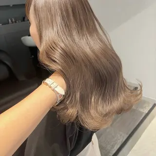 セミロング 韓国モテhair🍑 momoのヘアスタイル