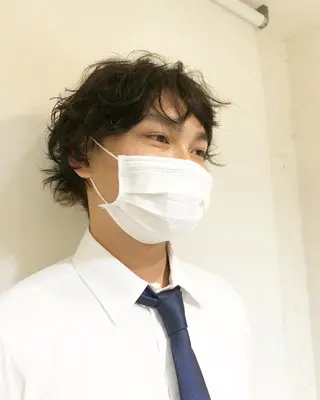 ヘアアレンジ メンズ ainico+所属・メンズ特化✂️栗原 侑也のヘアスタイル