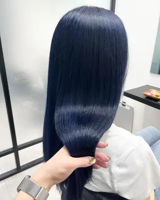 セミロング カラー SALOWIN横浜所属・𓍯韓国style/ 髪質改善𓍯中村和希のヘアスタイル
