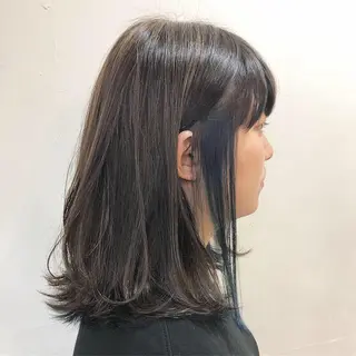 ミディアム カラー ヘアアレンジ stream1st所属・ツヤカラー 🕊️sayakaのヘアスタイル