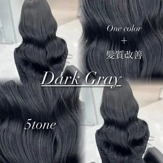 ロング カラー ヘアアレンジ 韓国レイヤーカット /韓国トレンドカラーのヘアスタイル