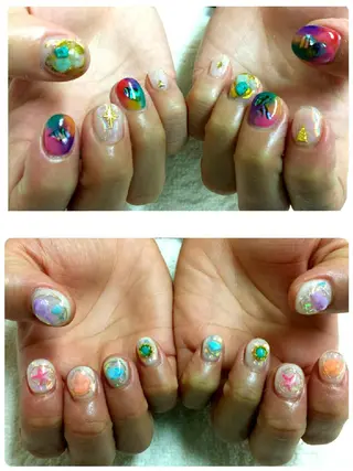 ネイル 河野ちえ (雑誌掲載サロン)のネイルデザイン