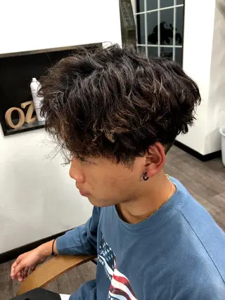 ショート カラー メンズ art house OZ所属・田中 真理のヘアスタイル