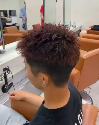 メンズ パーマ／京都駅 ／メンズ/藤井　翔のヘアスタイル