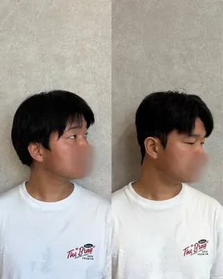ショート パーマ メンズ 韓国メンズヘア/ ダウンパーマ/歩夢のヘアスタイル