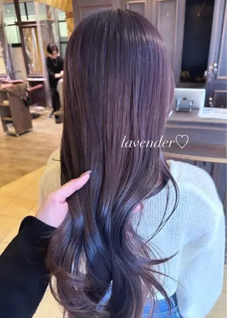 カラー Ly hair / nanoha🤍のヘアスタイル