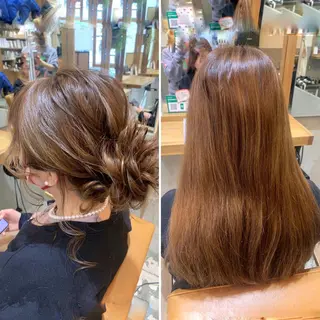 ロング ヘアアレンジ ✂️RIKUKI🎨 【駒込美容師🎀】のヘアスタイル