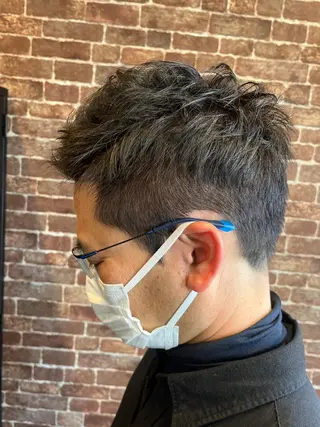 ショート カラー パーマ ヘアアレンジ メンズ キッズ ネイル マツエク・マツパ アイブロウ times salon名駅所属・久木原 ゆりのヘアスタイル