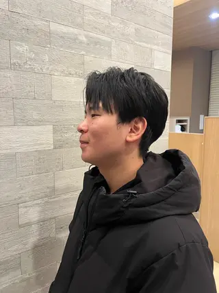 メンズ 暖色カラー/ メンズパーマつばきのヘアスタイル