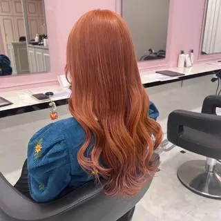ロング 🎀暖色カラー🎀 SAAKA🍤のヘアスタイル