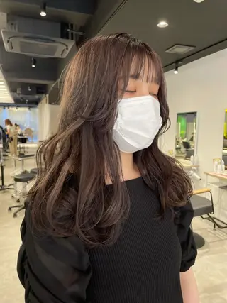 ロング カラー モモ 🍑のマツエク・マツパデザイン