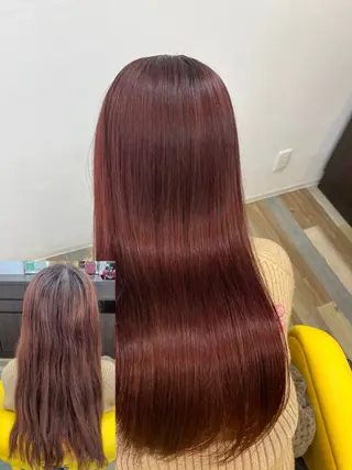 ロング カラー MOJYA所属・平野区カット募集中 北羅　千笑実🫧🌿のヘアスタイル