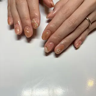 ネイル マツエク&まつげパーマMANA EYELASH STUDIO【バインドロック/パリジェンヌ】所属・MANA みみのネイルデザイン