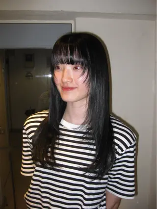 セミロング 今井 香奈恵のヘアスタイル