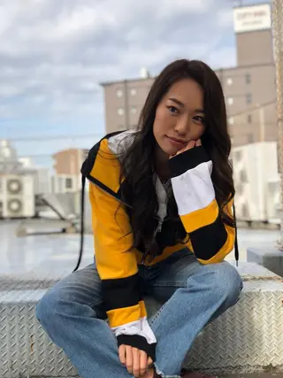 ロング ブリーチカラー🌈 石垣翔太のヘアスタイル