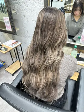 ロング カラー ヘアアレンジ 久米 治仁のヘアスタイル