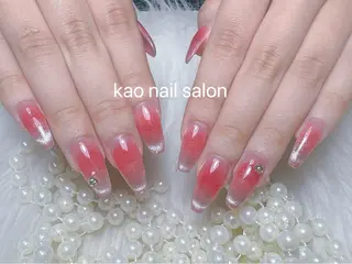 ネイル kao nail マグネット/長さだしのネイルデザイン