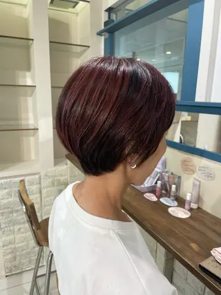 ショート カラー luck みうのヘアスタイル