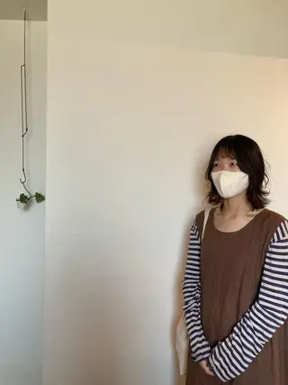 ミディアム 前川 華恋 / room3のヘアスタイル