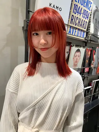 セミロング カラー アンニュイヘア🪽 ayumiのヘアスタイル