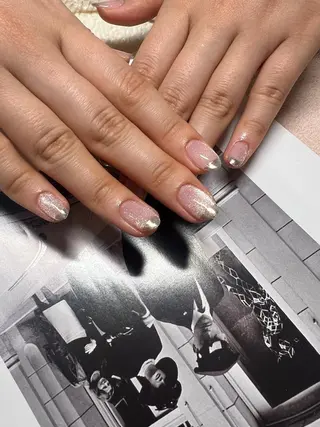 ネイル ちゅるんネイル🪄 耳ツボジュエリー🔗のネイルデザイン