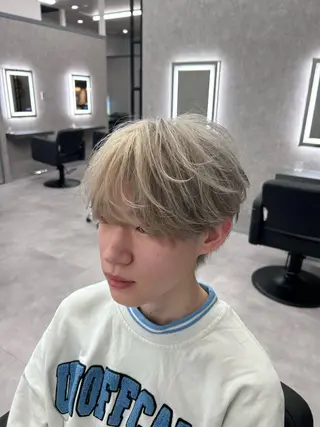 ショート カラー パーマ メンズ メンズ特化 👑YUTAのヘアスタイル