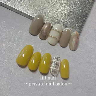 ミディアム pllia beautyのネイルデザイン