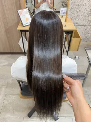 ロング カラー 杉森 蘭琉のヘアスタイル