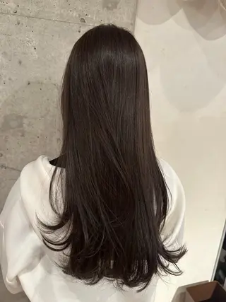 ミディアム カラー ボブ/レイヤー/ニュ アンスパーマ/小夏のヘアスタイル