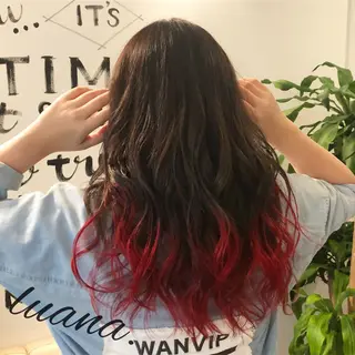 セミロング エクステ・髪質改善・ ブリーチ・吉田大介のヘアスタイル