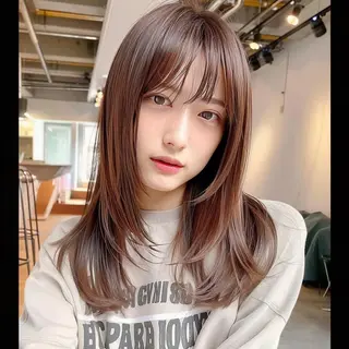 カラー レヴ　草加駅3分🌻 ✂️早朝深夜営業🌱のヘアスタイル