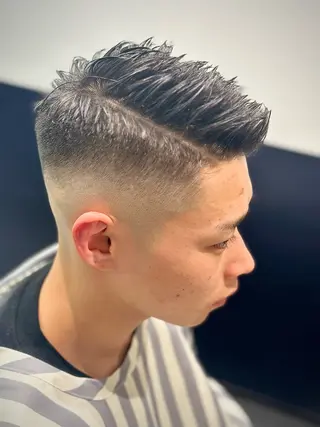 メンズ アイブロウ メンズカット 知念　新菜のヘアスタイル