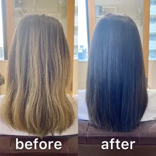 ミディアム カラー KIZU 髪質改善 オカルト怪談のヘアスタイル