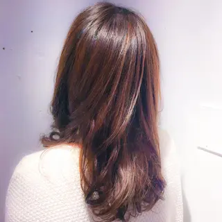 ロング カラー トミタ アツシのヘアスタイル