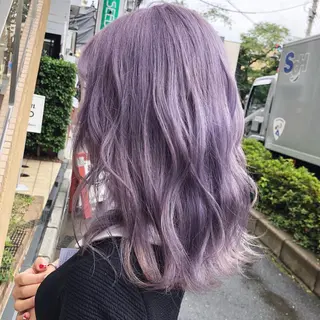セミロング カラー ヘアアレンジ 八巻 晴香のヘアスタイル